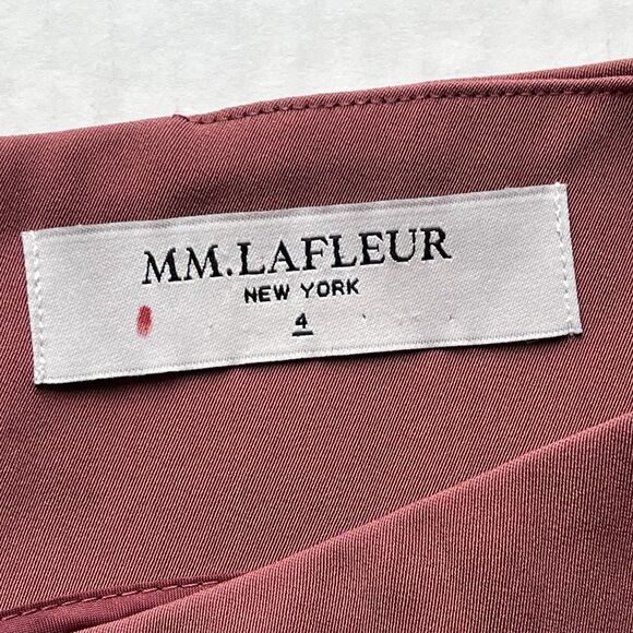 MM. Lafleur Sz 4 Ryann Sheath Dress Sleeveless Mid Above Knee Career Work Dress - Picture 14 of 15